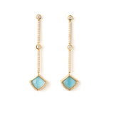 Kashan Diamond Line Earrings