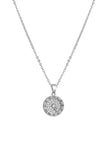 Crystal Clock Round Necklace