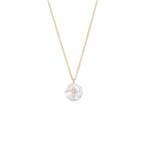 Co-exist - Cross on Gemstone Necklace