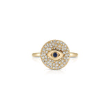 Sample Sale Co-exist - Evil Eye Ring on Gemstone