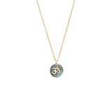 Co-exist - Om Necklace on Gemstone